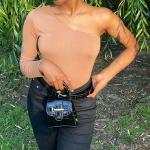 One-Sleeve NastyGal Bodysuit